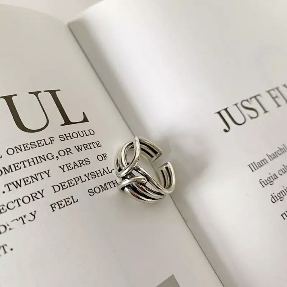 NEW 925 Sterling Silver Knot Ring - Picture 6 of 8